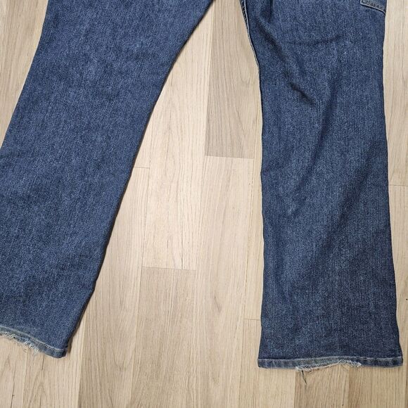 Ariat Mens Blue Mid Rise Rebar Bootcut Jeans Size 34 - Picture 15 of 16